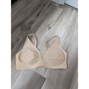 Knix, Revolution Shadow Mesh‎ Bra, Small+, Warm Sand, Wireless, Comfort